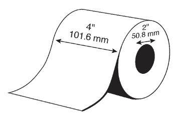 4 inch Continuous Label